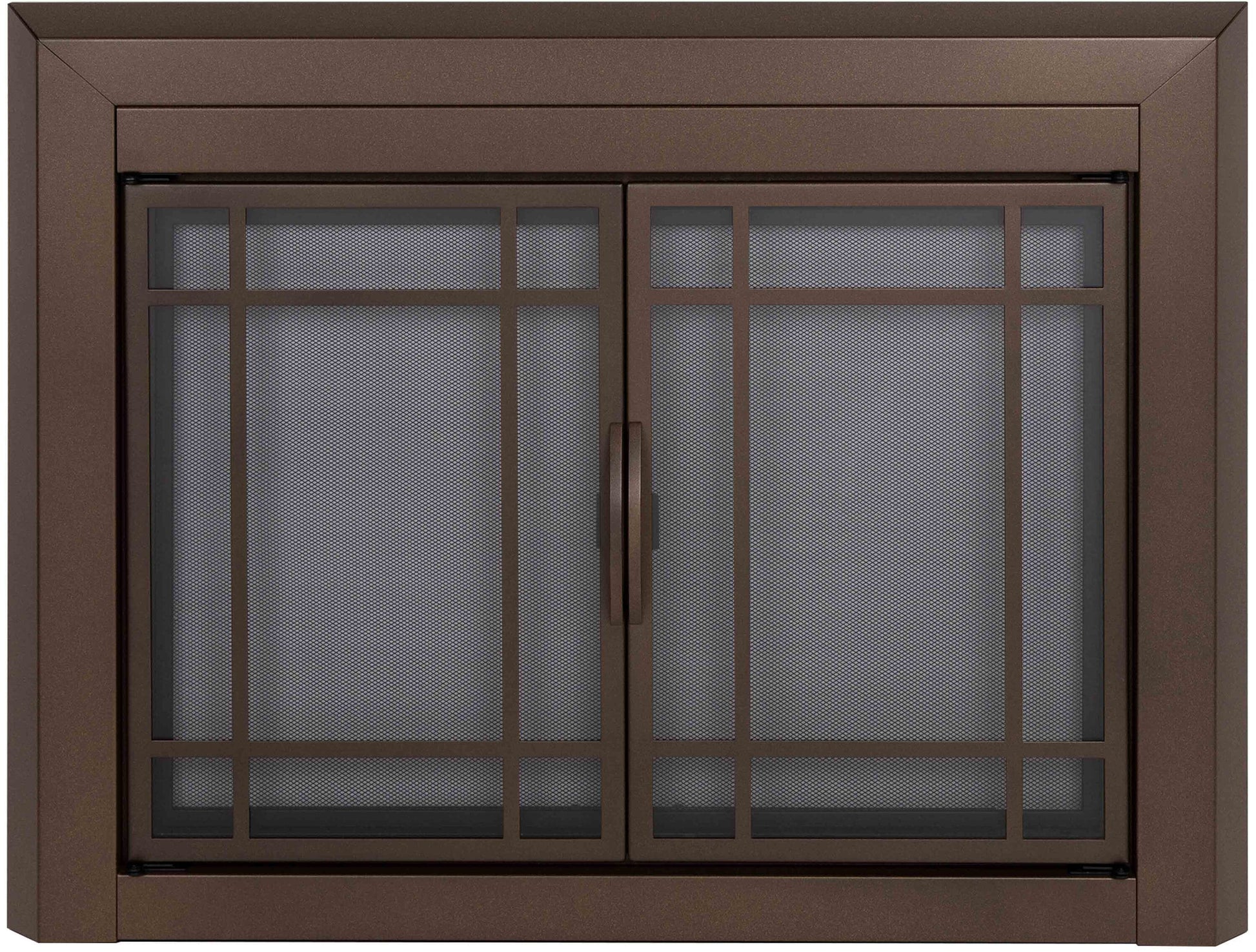Pleasant Hearth Easton Burnished Bronze Large Cabinet-style Fireplace Doors with Smoke Tempered Glass EA-5012BB