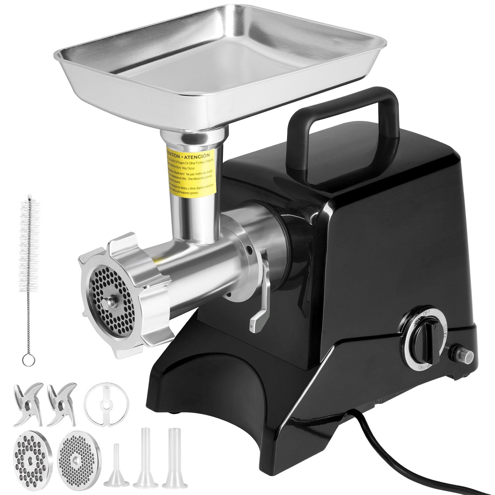 VEVOR Commercial/Residential Course Grind Stainless Steel Electric Meat Grinder (1100-Watt) DDJRJBXSQ42031SATV1
