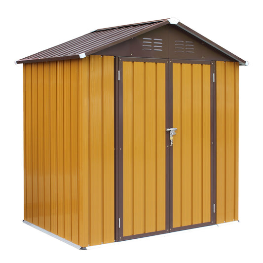 Maocao Hoom 5.85-ft x 3.87-ft Galvanized steel Storage Shed