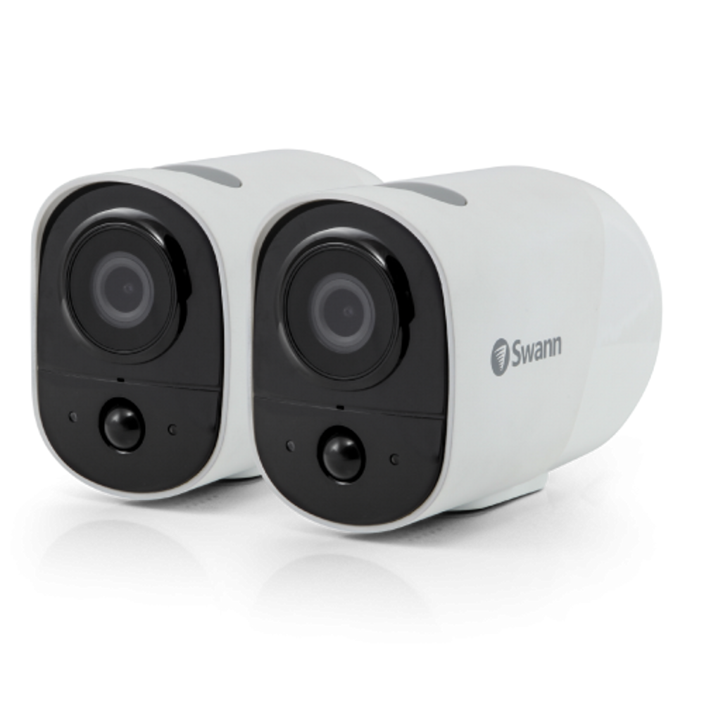 Swann Xtreem Indoor/Outdoor 2-Camera Battery-operated BulletSd (Included) Security Camera System SWIFI-XTRCM16G2PK-GL