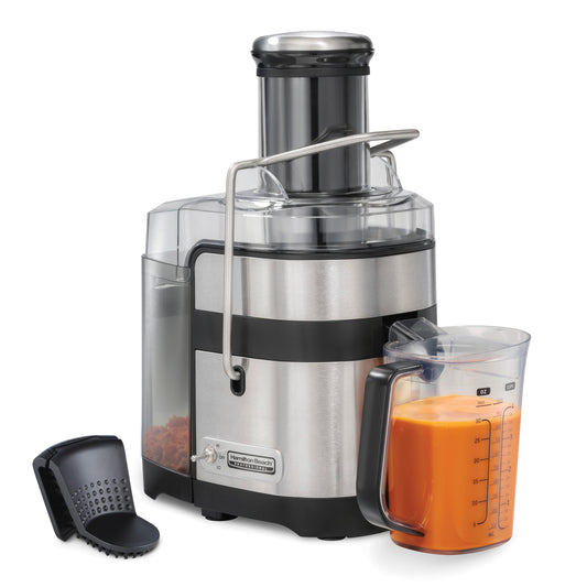 Hamilton Beach Professional 34-oz Juice Extractor with Removable Pulp Tray (Black) 67906
