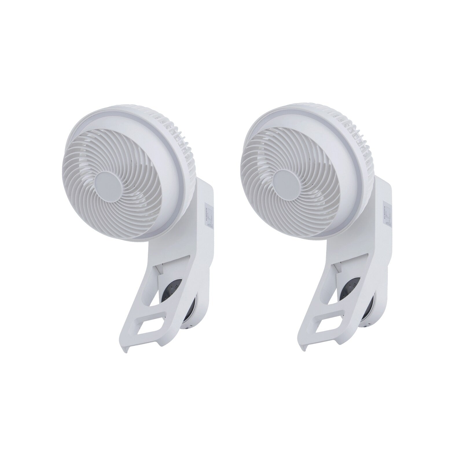 Siavonce 8-in Oscillation Indoor or Outdoor White Wall Mounted Fan FZ43297