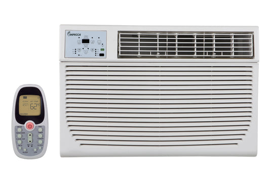 Impecca 12000-BTU 550-sq ft 115 Volts White Through-the-wall Air Conditioner with Remote ENERGY STAR WITAC12KSA21697