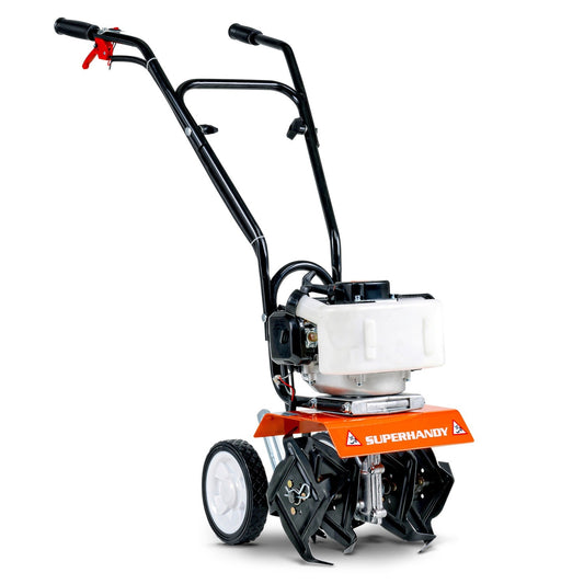 SuperHandy 2-Stroke 1.8HP Tiller 52-cc 11-in Front-Tine Forward-rotating Tiller (CARB) GUO020