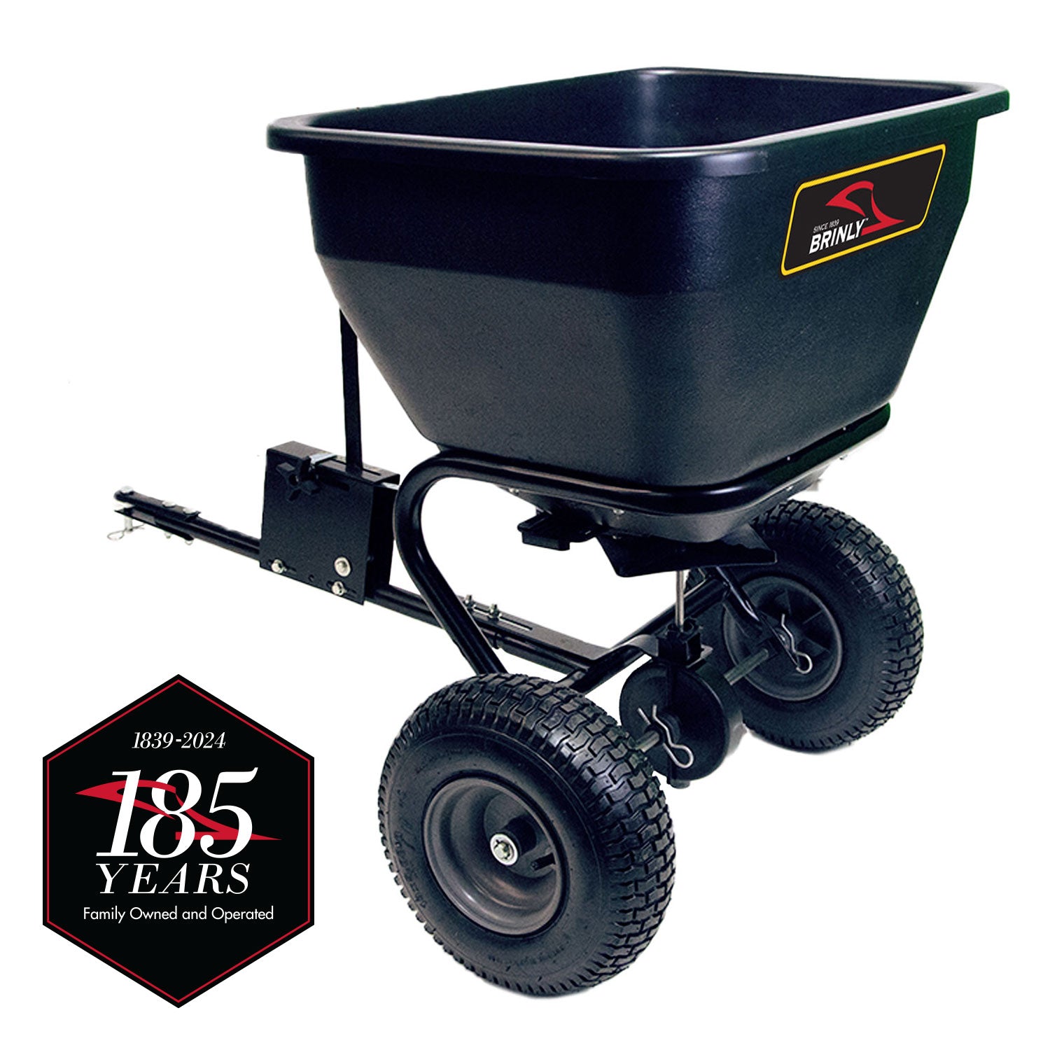 Brinly 175-lb Capacity Broadcast Tow-Behind Spreader