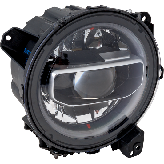 Garage-Pro Passenger Side LED Headlight For Jeep Wrangler 2018-2022 with Bulb(s) For Models with LED Lighting Group Package Replaces# 55112878ag