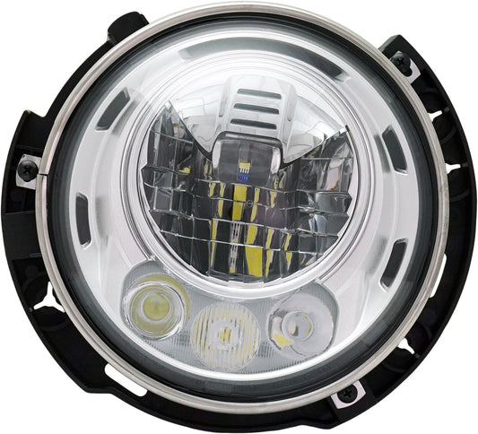 Garage-Pro Driver Side LED Headlight For Jeep Wrangler 2017 with Bulb(s) Production Date From July 2017 Replaces# 68366025aa