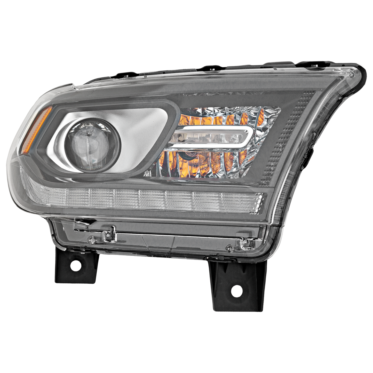 Garage-Pro Passenger Side Headlight For Dodge Durango 2014-2015 Halogen with Bulb(s) For Models with Daytime Running Light Replaces# 55112968ai