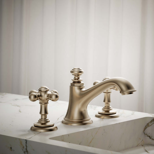 KOHLER Vibrant Brushed Bronze 2 -Handle Cross Bathroom Sink Faucet Handle 2 -Pack