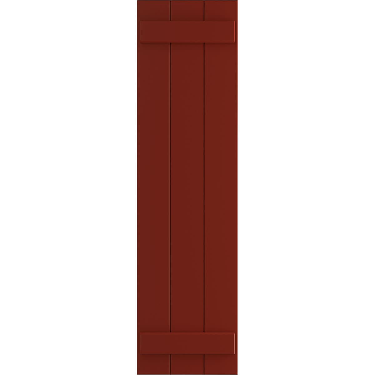Ekena Millwork 16.125-in W x 57-in H Pepper Red Board and batten Exterior Shutters ( 2 -Pack )