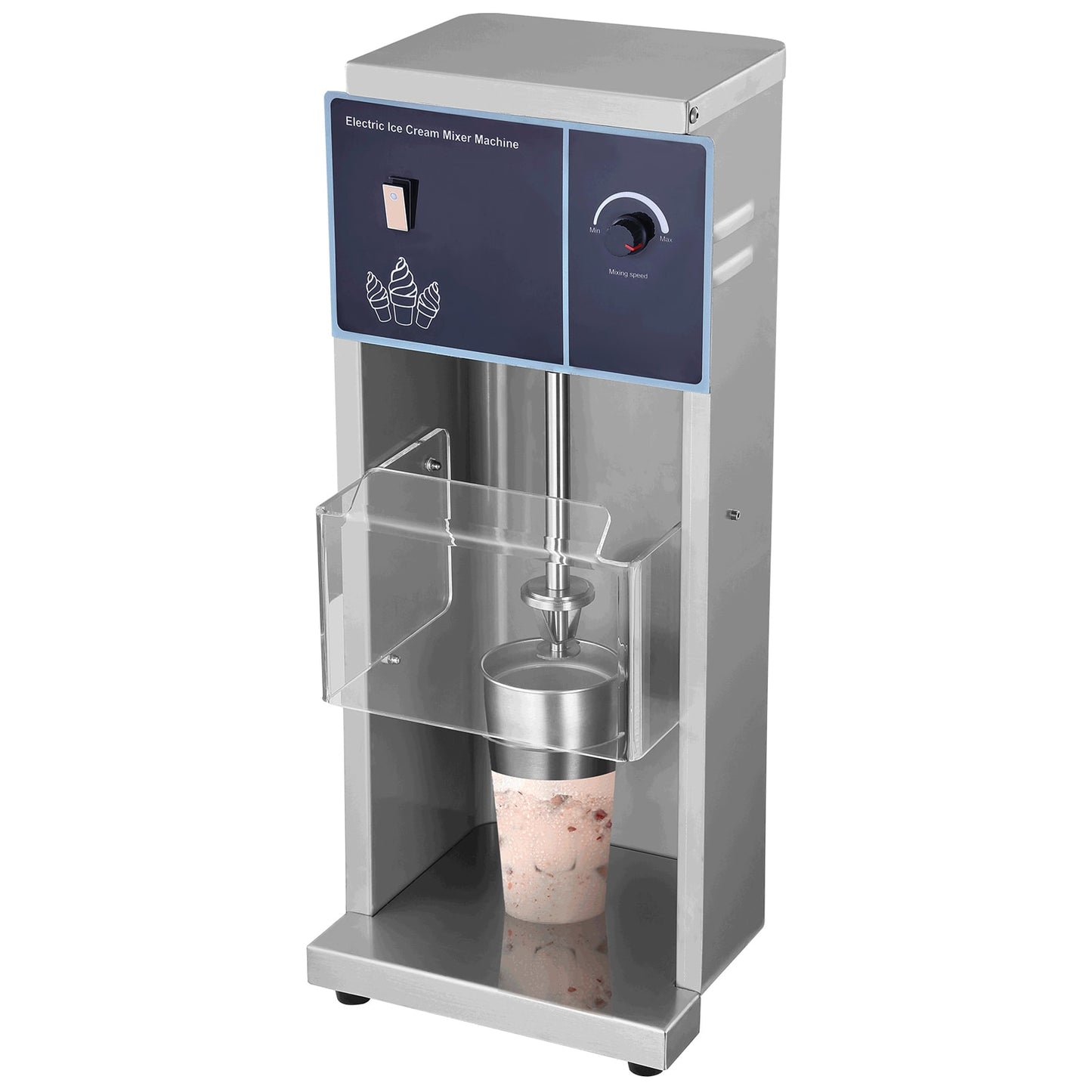 SVOPES 0.5-Quart Electric Ice Cream Maker Makes Gelato Makes Sorbet Makes Soft-Serve Ice Cream