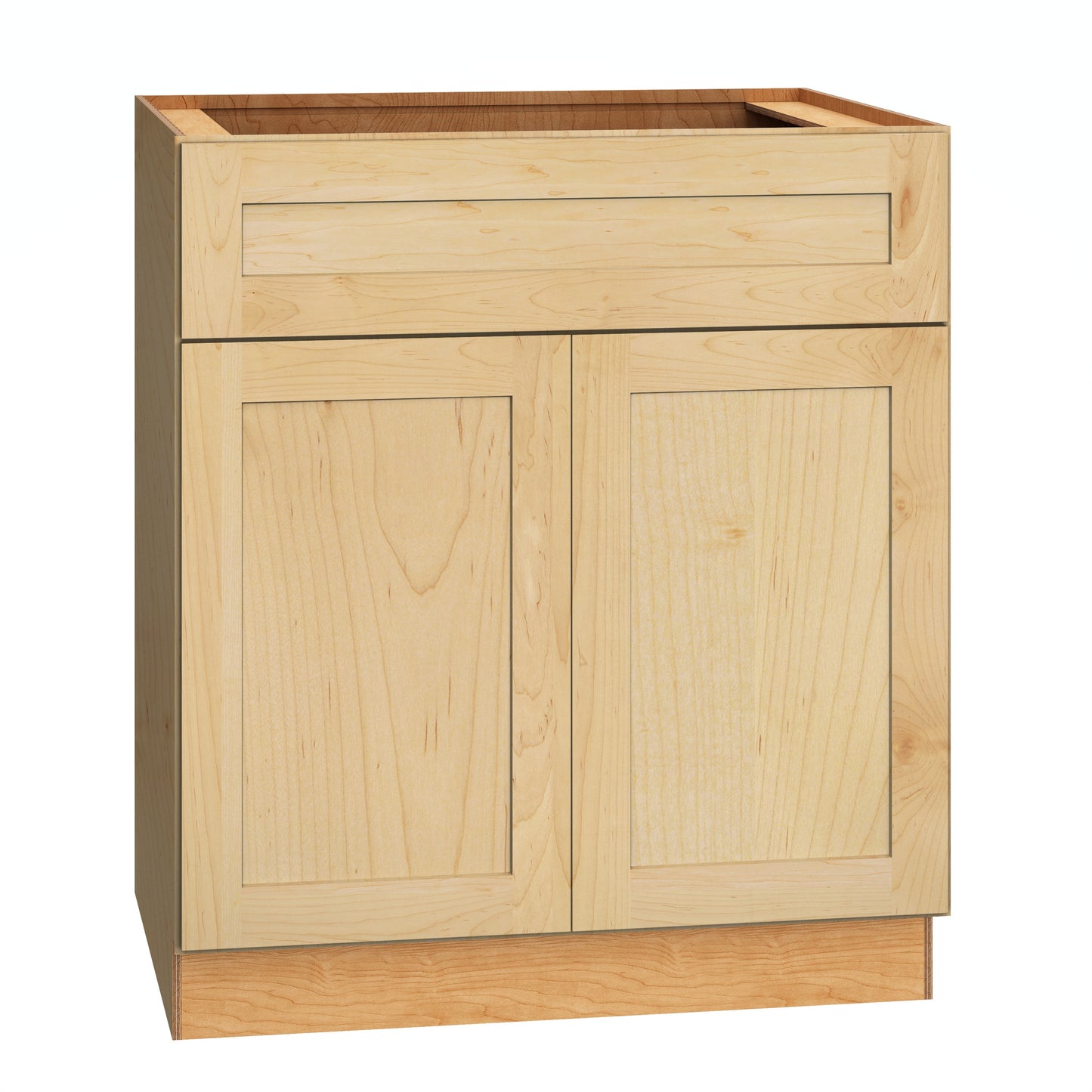 Diamond Express Jamestown 30-in W x 34.5-in H x 24-in D Natural Light Brown Base Fully assembled Plywood Cabinet Recessed Panel