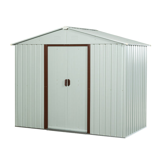 Kahomvis 4.3-ft x 6-ft Galvanized steel Metal Storage Shed