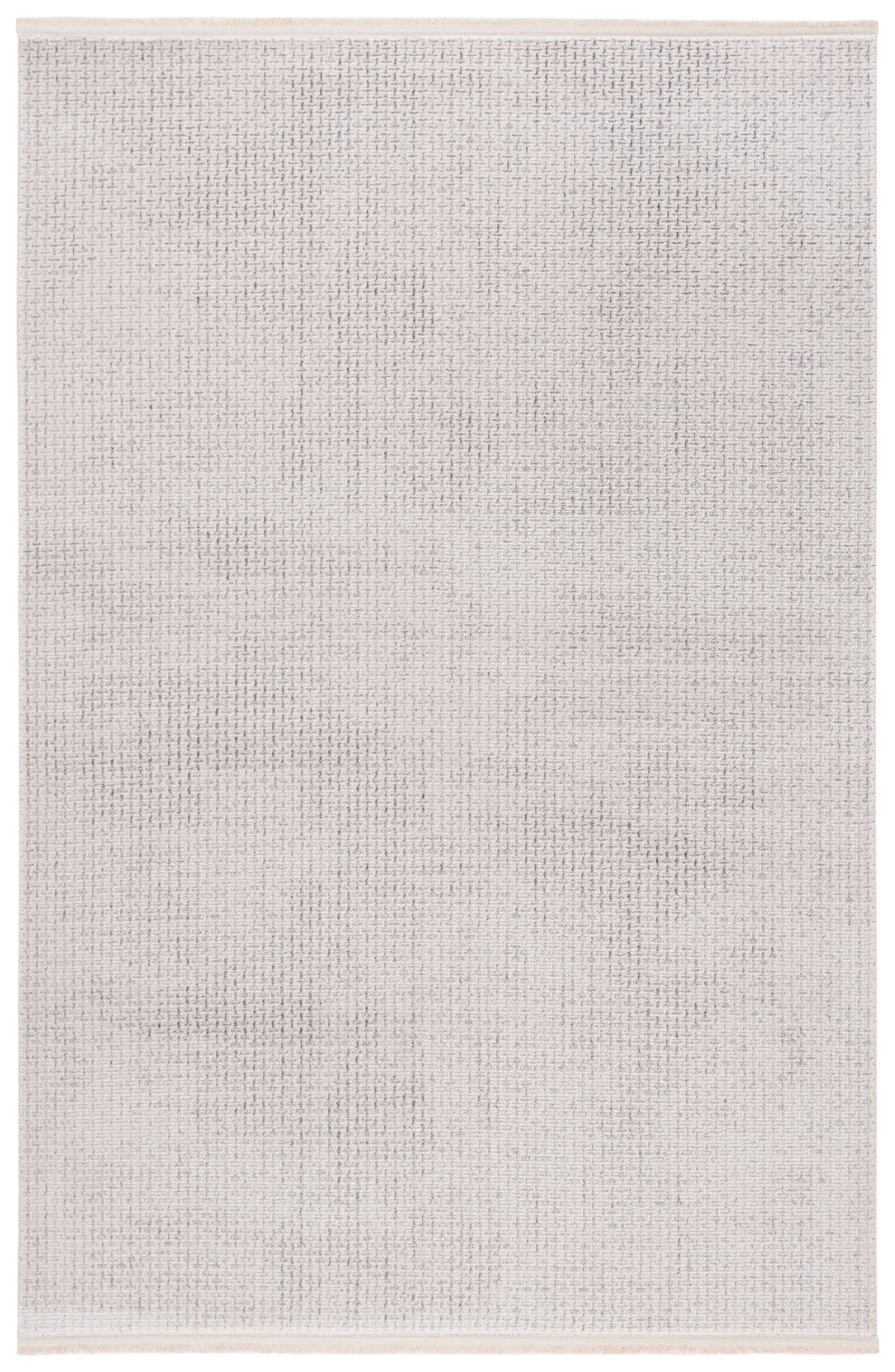 Safavieh 9 x 12 (ft) Light Gray/Ivory Rectangular Indoor Solid Mid-Century Modern Pet Friendly Area rug