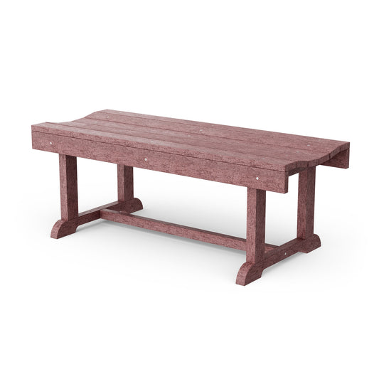 Wildridge Heritage 42-in W x 17.5-in H Cherrywood Plastic Traditional Bench