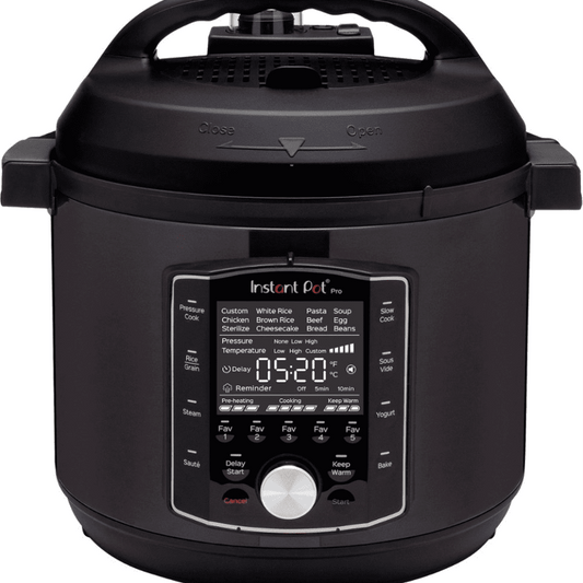 6qt Pro Electric Pressure Cooker - Black