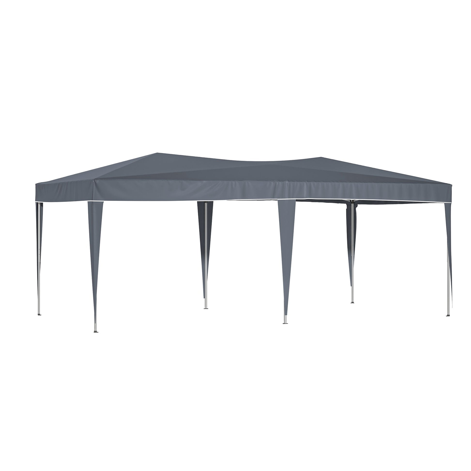 SINOFURN 20-ft x 10-ft Rectangle Gray Pop-up canopy