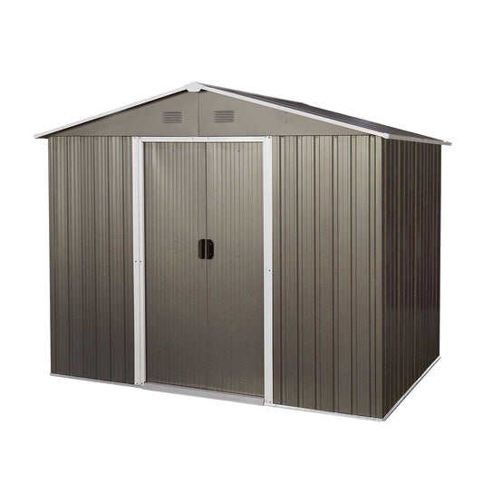 GZMR 8-ft x 6-ft Galvanized steel Storage Shed
