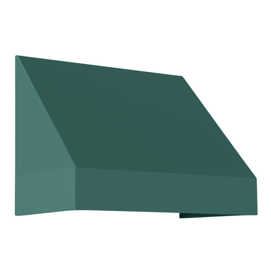 Awntech New Yorker 40.5-in Wide x 24-in Projection x 31-in Height Fabric Forest Solid Fixed Window/Door Awning