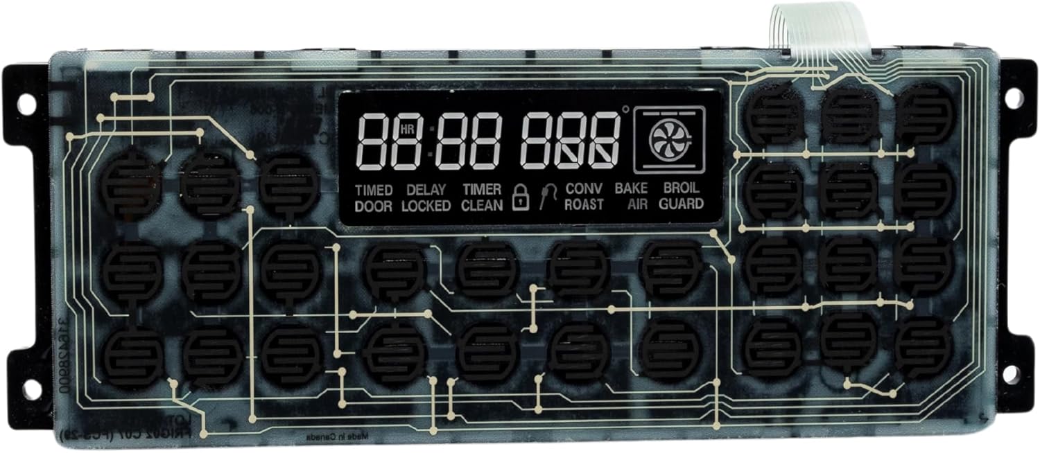 Frigidaire 316560127 Oven Control Board and Clock for Electric Ranges and Stoves