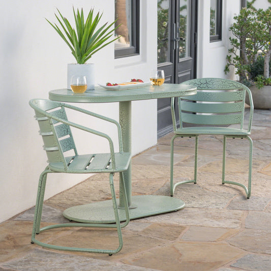 ModernLuxe SANTA MONICA BISTRO SET 3 -Piece Patio Conversation Set