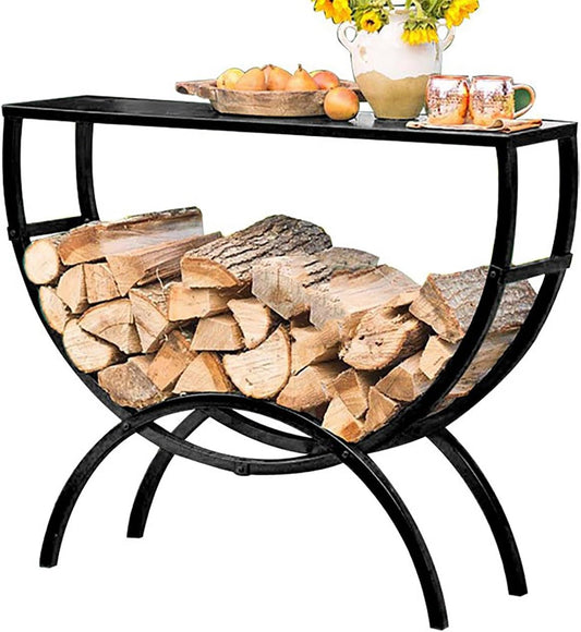 Log Store Firewood Rack Indoor Log Holders for Fire Wood Wrought Iron Firewood Holders Fold Lumber Storage For Fireplace Tool