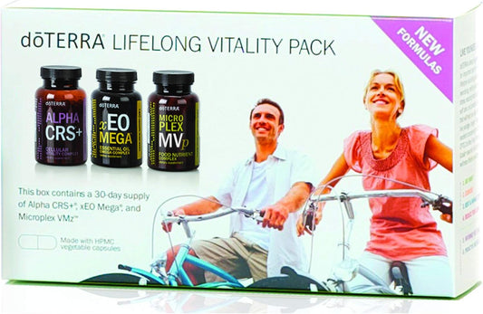 doTERRA Lifelong Vitality Pack - Alpha CRS+, xEO Mega and Microplex VMz (