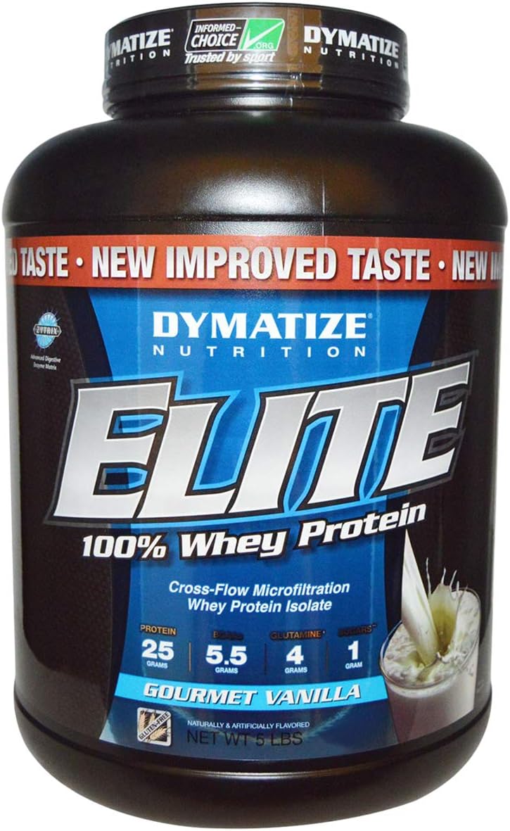 Dymatize Elite 100% Whey Protein Gourmet Vanilla - 2 lbs