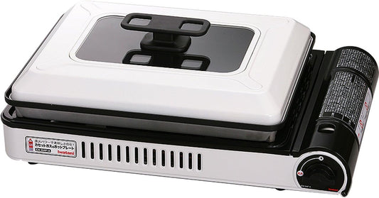 Iwatani cassette gas hot plate White & Black CB-GHP-A