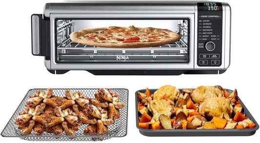 Ninja Foodi 9-in-1 Digital Oven Air Fry, Air Roast/ Broil, Bake, Bagel, Toast, Dehydrate, Keep Warm, and Reheat - Stainless Steel