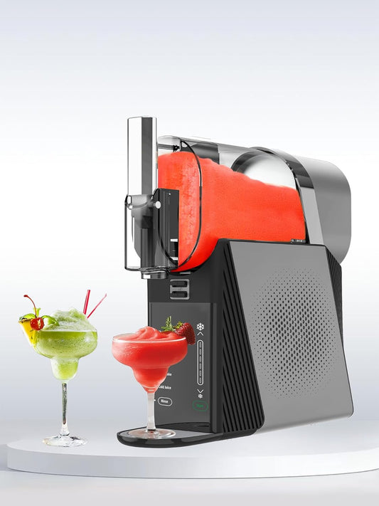 Slushy Machine for Home Compact size with Self-Cleaning Function & 6 Preset Programs Slushie Machine No Ice Needed Professional Frozen Drink Maker Suitable for Single Person,Family,Party,Children
