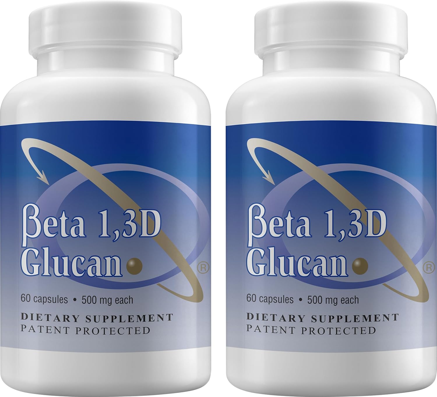 Transfer Point Immune Support Supplement Highly Purified Beta 1,3D Glucan (Pack of 2-500 mg b-glucan Fiber per Capsule)