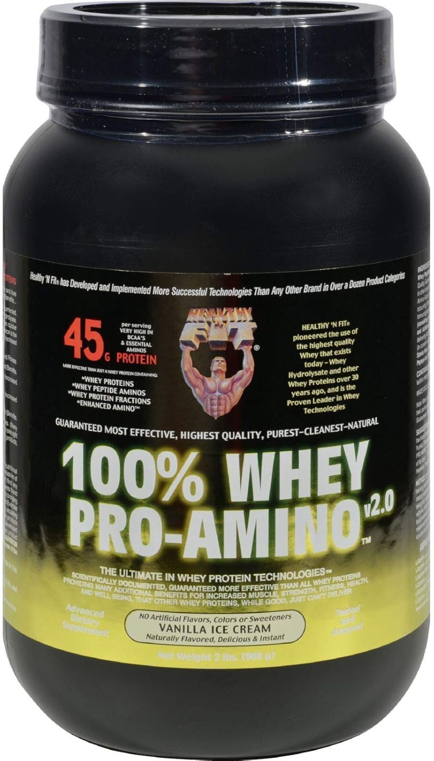 Healthy N Fit Bodybuilder - 100% Whey Pro-Amino - 2 lb powder