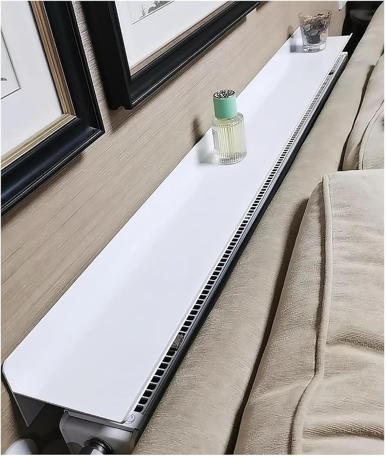 Radiator cover for old radiator，Radiator cabinet， Radiator Shelf No Drilling Home Covers for Bedroom\/Study\/Kitchen(200x15x10cm(78.7x5.9x3.9in))