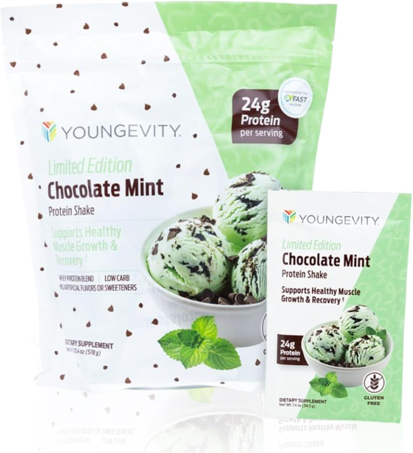 Youngevity Chocolate Mint Protein Shake