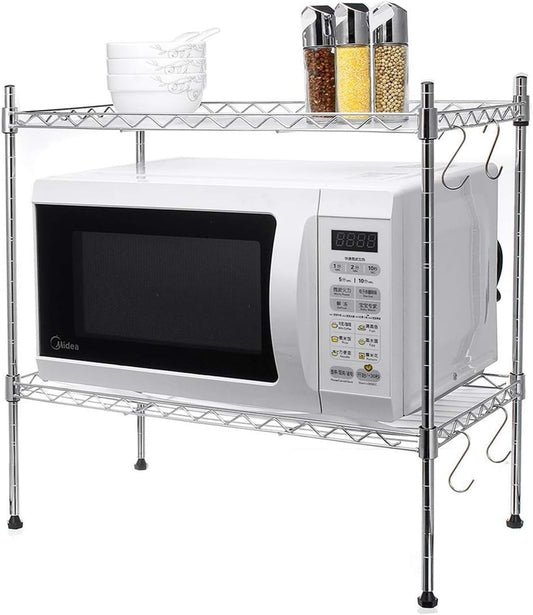 Home and Kitchen Electric Appliances Organizer Microwave Oven Shelf for Kitchen Supplies Storage Microwave Reception Rack Metal Microwave Oven Rack Shelves for Storage