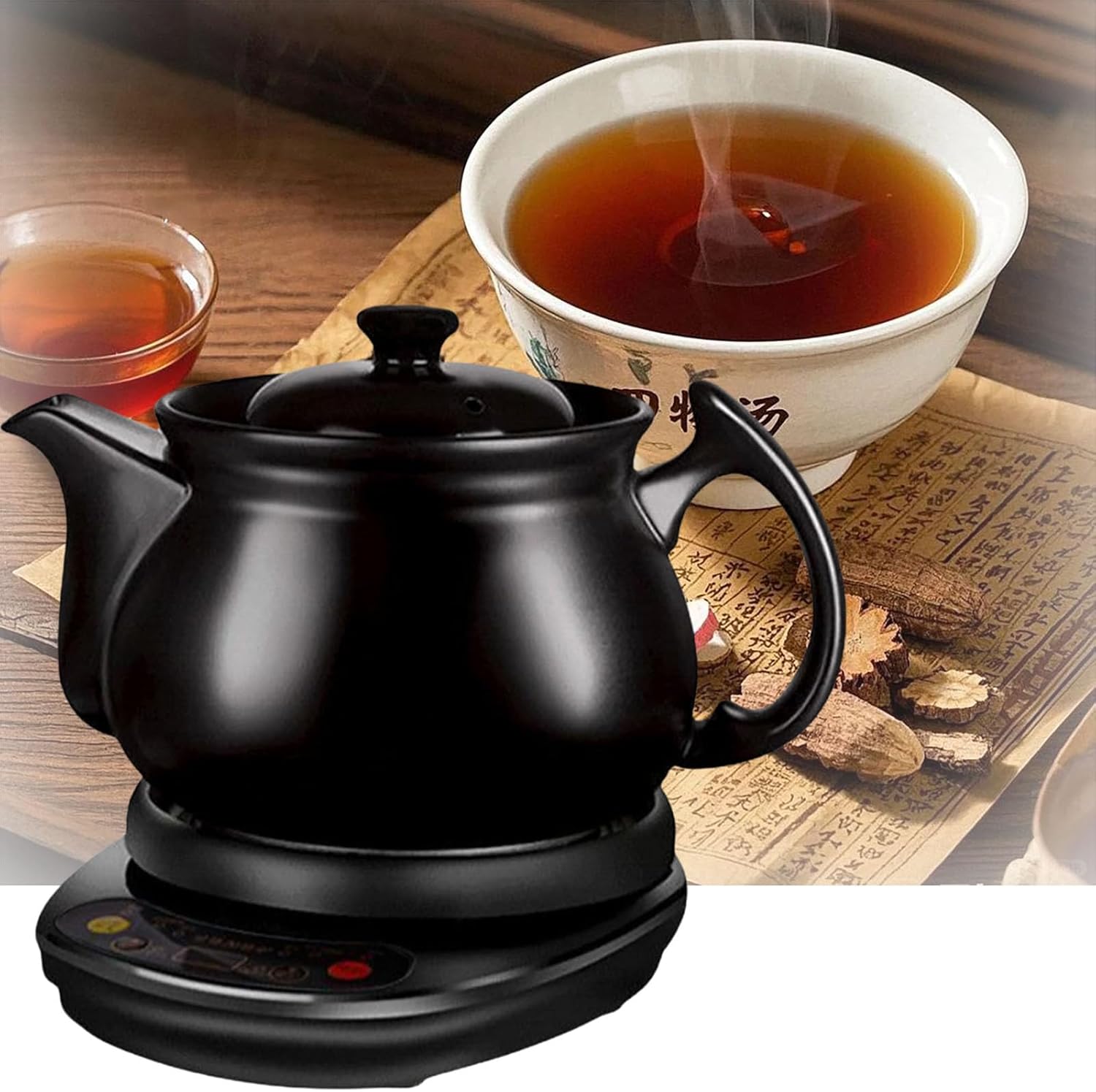 Automatic Electric Chinese Medicine Pot, Chinese Herbal Medicine Cooker, Intelligent Heat Preservation Electric Pot, for Making Decoction Tea and Soup