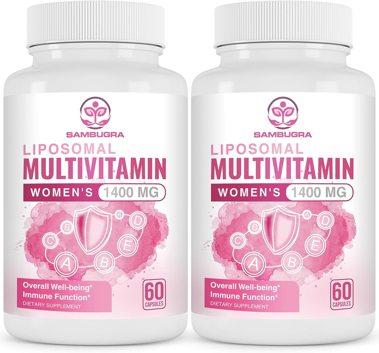 Liposomal Multivitamin for Women 1400MG - Womens Daily Multi Vitamins Supplements with Iron, Vitamin A, C, D, E and B Complex for Immune Health, Hair & Skin Support for Women 18+，120 Vegan Capsules
