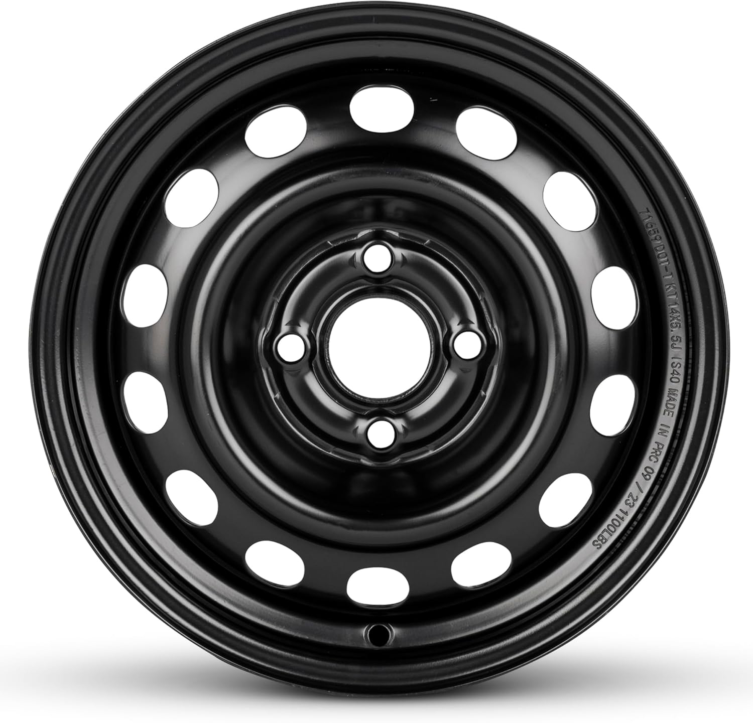 for 2000-2006 Honda Insight 14 Inch Painted Black Rim - OE Direct Replacement - Road Ready Car Wheel
