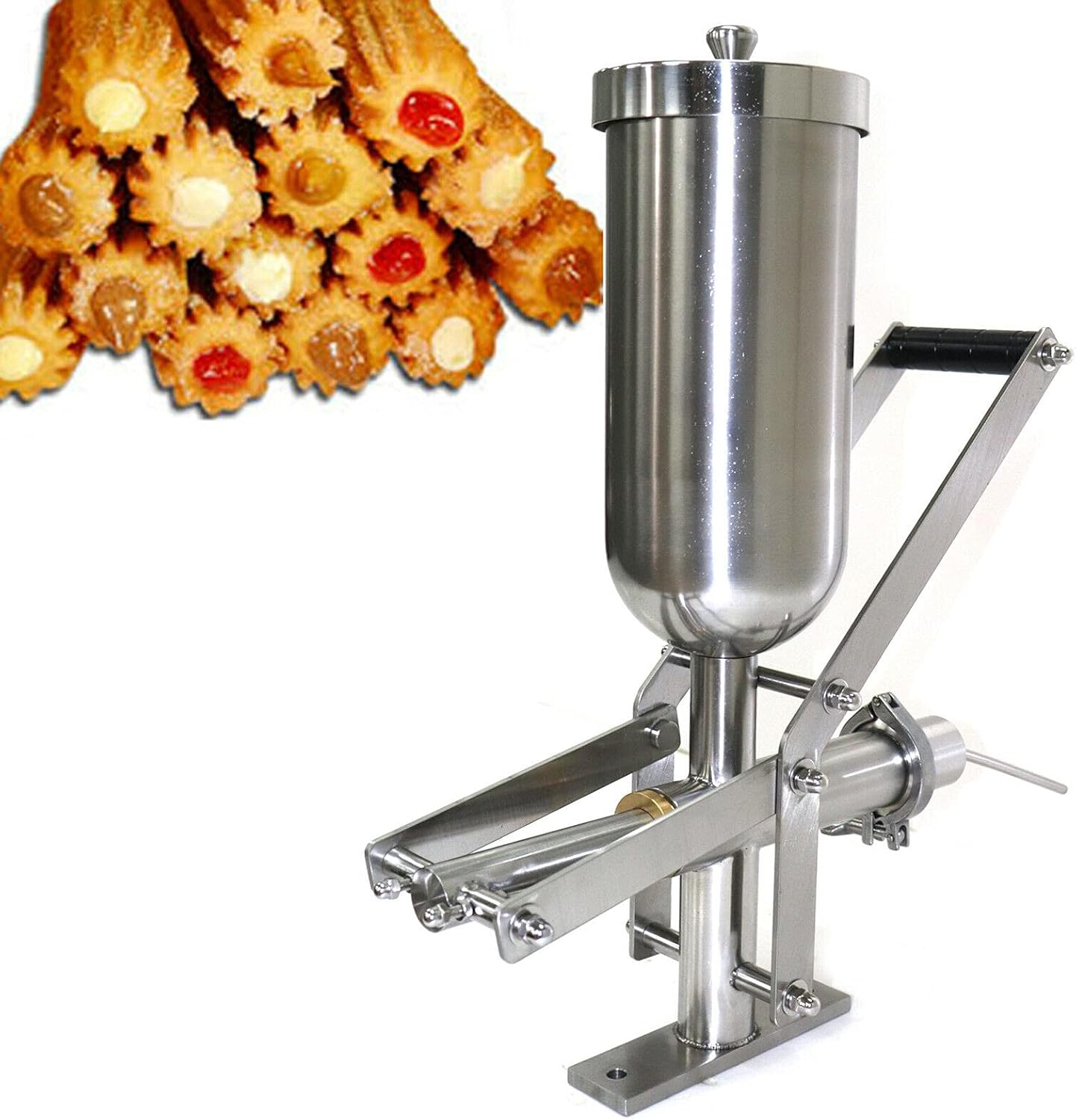 Churrera Churros Filler, Manual Spanish Donuts Filling Machine Dessert Maker 5L
