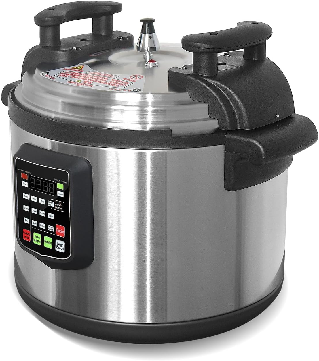 Kolice Commercial 15L Pressure Cooker, Multi-Function Pressue Canner Cooker With Non-stick Inner Pot, 2000W, only for 220V electric (NOT 110V) widely used in Hotel Restaurant Kitchen