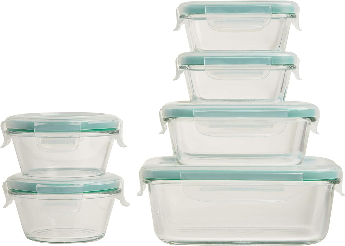 OXO Good Grips Smart Seal Airtight Container 12 Piece Glass Container Set