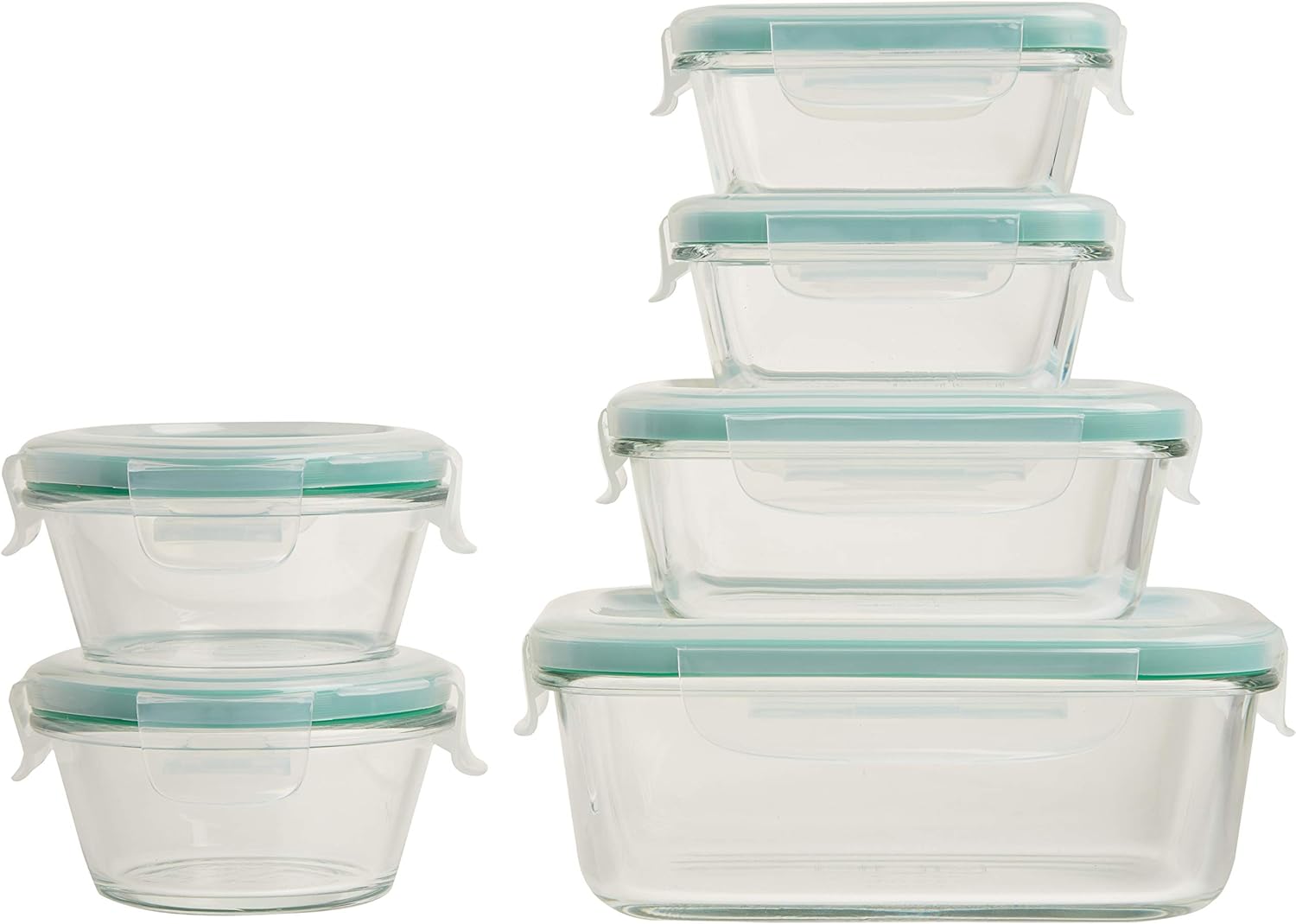 OXO Good Grips Smart Seal Airtight Container 12 Piece Glass Container Set