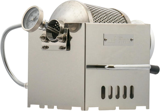 KALDI Mini Size (200~250g) Home Coffee Roaster Including Thermometer -Gas Burner Required (Manual)