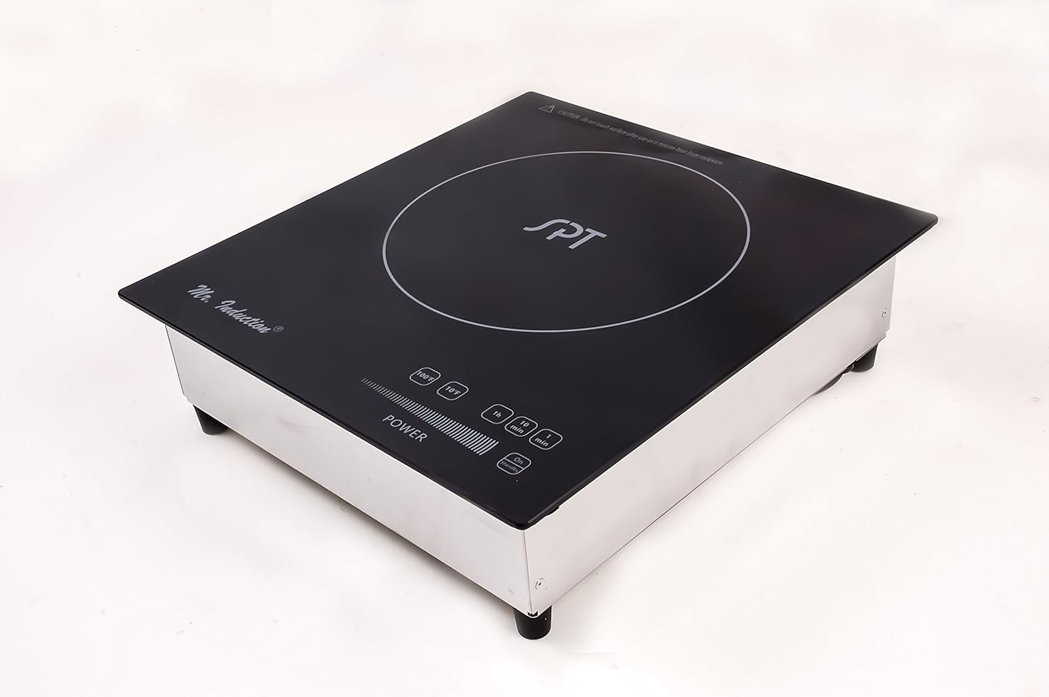 SPT SR-187RTA: Commerical 1800W Built-in Induction Cooktop, Black/Silver