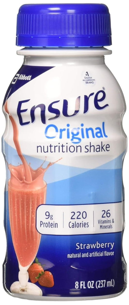 ENSURE DIETARY SUPPLEMENT NUTRITIONAL STRAWBERRY & CREAM READY TO DRINK 192 OZ - 0070074536671