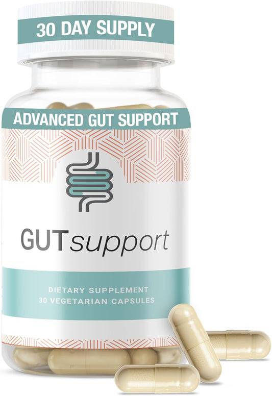 IBDassist™ Gut Support Capsule - Gut Health & Digestion Supplement - Constipation & Occasional Bloating Relief for Women & Men* - Complete with Vitamin D3, A, E, Zinc & More - 30 Capsules