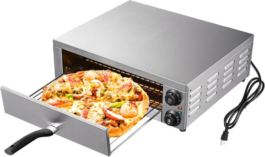 WeChef 16" Countertop Pizza Oven Indoor Electric Pizza Oven Maker 1700W Commercial Pizza Cooker Home Cafe Bakery Food Truck