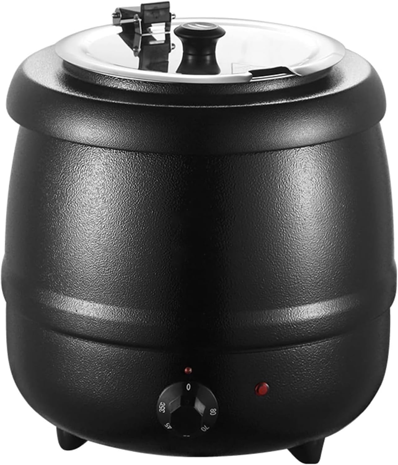 10L Commercial Grade Soup Pot, Electric Heating Curry stew Pot Soup Thermos Restaurant Buffet Supplies Suitable for Families, Catering, Restaurants