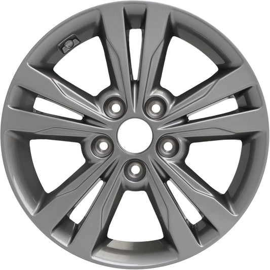 New 16x6.5" 16 Inch Aluminum Alloy Wheel Rim Fits for Hyundai Elantra 2017 2018, ALY70902U30N, 16" Replacement Rim